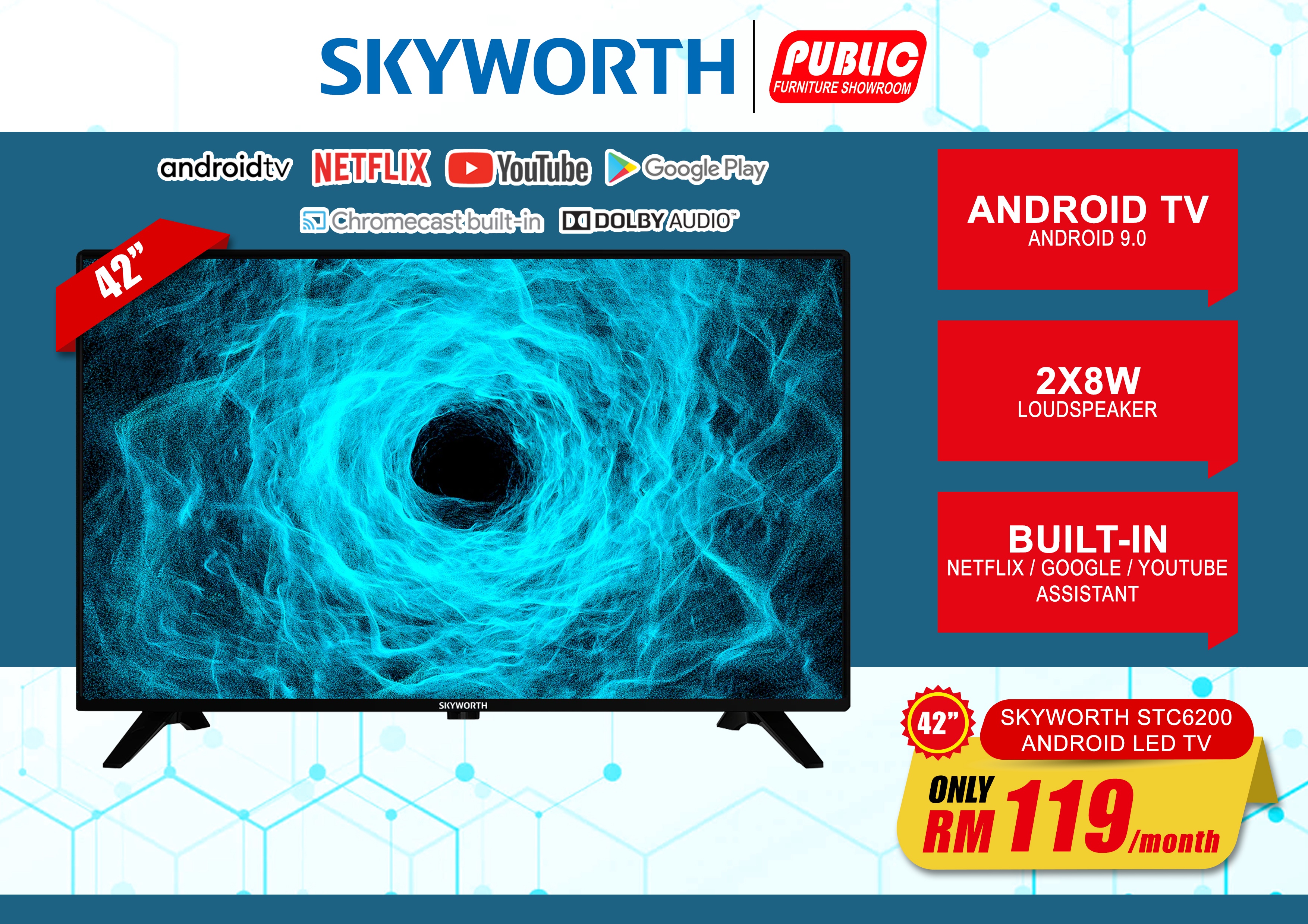 SKYWORTH ANDROID LED TV